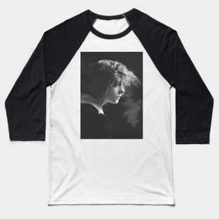 Silent Siren Lillian Gish Baseball T-Shirt